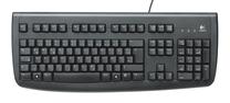 Laidinė kompiuterio klaviatūra Logitech, EN, juoda sp.