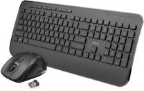 Klaviatūros ir pelės komplektas Trust 23185, EN, juoda, belaidė