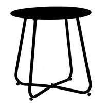 Lauko stalas Patio Florian, juoda sp., 45 cm x 45 cm x 45 cm