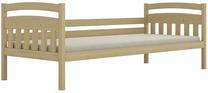 Vaikiška lova Kocot Kids Tosia, lakuota mediena sp., 80 x 180 cm, be patalynės dėžės, su čiužiniu