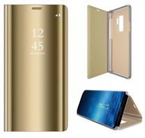 Чехол для телефона Mocco Clear View, золотой цв., Samsung