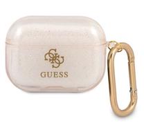 Austiņu futlārs Guess Glitter Case, zelta krās.