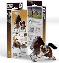 3D-pusle Horse, 9.6 cm x 3.7 cm, 32 tk, pruun v.