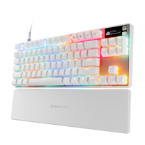 Laidinė žaidimų klaviatūra Steelseries Apex Pro TKL Gen 3, Anglų (US), balta sp.