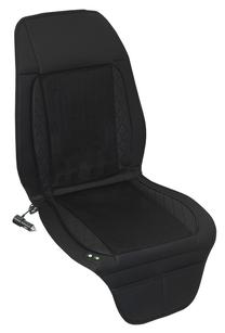 Automašīnu sēdekļu pārvalks Compass 12V Dave Air, melna krās.