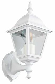 Sieninis lauko šviestuvas Trio Livenza, 60W, E27, IP44, balta sp., 14 cm x 34 cm