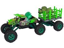 Rc автомобиль Lean Toys Monster Trailer 7737, 1:14, черный цв./зеленый цв.