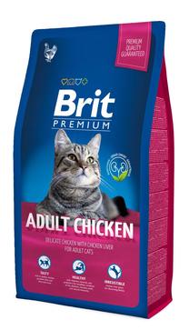Sausas kačių maistas Brit Premium Adult Chicken, vištiena, 8 kg