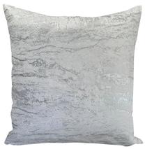 Dekoratyvinės pagalvėlės užvalkalas Mariall J-284, balta/sidabro, 40 cm x 40 cm