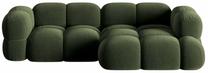 Kampinė sofa Cosmopolitan Design Loretto Vogue 11, žalia sp., dešininė, 147 x 250 cm x 68 cm