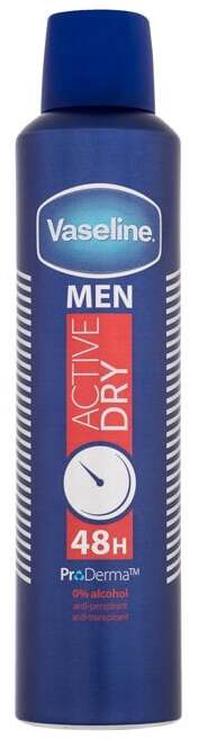 Vyriškas dezodorantas Vaseline Active Dry, 250 ml