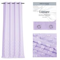 Дневной занавес AmeliaHome Lunare, фиолетовый цв., 140 см x 270 см