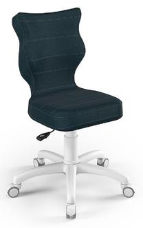Laste töötool Petit MT24 Size 3, 33 x 30 x 71.5 - 77.5 cm, valge v./sügavsinine v.