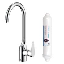 Кухонный смеситель с подключением фильтра для воды Laveo Claro BAKB098D, хромовый цв.