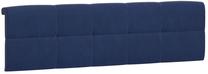 Lovos galvūgalis dvigulė Headboard Upholstered Cover, mėlyna sp., be čiužinio