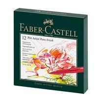 Flomāsteri Faber Castell PITT, vienpusējs, 12 gab.