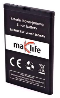 Baterija Maxlife, Li-ion, 1250 mAh