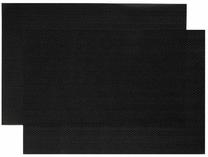 Stalo padėkliukas Homla Clasic 242222, 45 cm x 30 cm, 2 vnt., Juoda