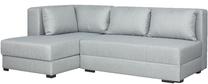 Kampinė sofa - lova Bodzio Judyta TJNL-E1, šviesiai pilka sp., kairinė, 155 x 225 cm x 77 cm
