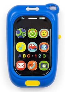 Игрушечный телефон Milly Mally First Phone, 11.5 см, синий цв.