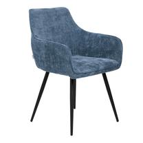Valgomojo kėdė Homla Satori Pop 894423, matinė, tamsiai mėlyna (navy) sp., 59 cm x 57 cm x 84 cm