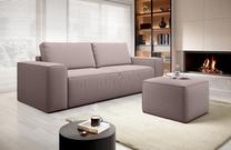 Sofa Silla Gojo 101, rožinė sp., 104 x 260 cm x 96 cm