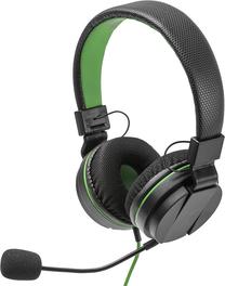 Vadu spēļu austiņas Snakebyte HEAD:SET X, melna krās./zaļa krās.