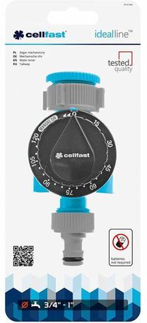 Mechaninis vandens laikmatis Cellfast Ideal 52-090, plastikas