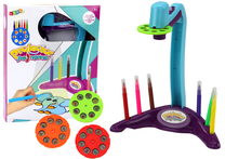 Piešimo projektorius, su priedais Lean Toys, mėlyna sp.