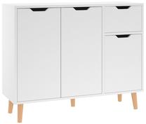Komoda VLX Chipboard, balta sp., 72 cm x 90 cm x 30 cm