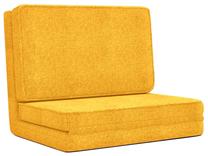 Кресло VLX Folding Floor 336556, желтый цв., 55 см x 70 см x 57 см