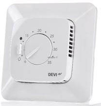 Termostats Devi 531, iebūvējams sienā, balta krās., 8.5 cm, 5 - 35 °C
