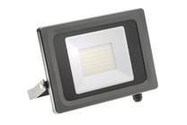 Prožektor ilma liikumisandurita, seinakinnitus GTV Viper, 50 W, 4500 lm, 4000 °K, IP65, hall v.