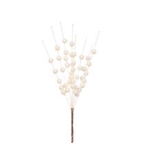 Kalėdinė dekoratyvinė šakelė Christmas Touch, balta sp., 30 cm