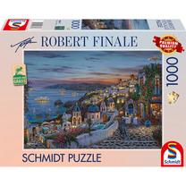 Dėlionė Schmidt Robert Finale Santorini Sunset, 49.3 cm x 69.3 cm, 1000 vnt., įvairių spalvų