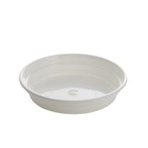 Lėkštelė vazonui Uniplastex 5-300, balta sp., 11 cm