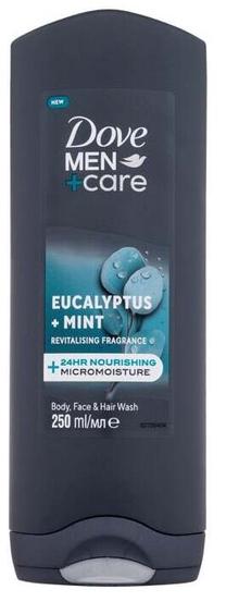 Kūno prausimosi želė vyrams Dove Men + Care Eucalyptus + Mint, 250 ml