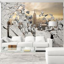 Fototapete Artgeist Ny - City Behind The Wall XLFT113SAM, 175 cm x 175 cm