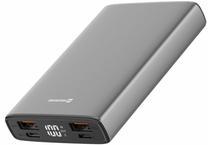 Lādētājs-akumulators (Power bank) Swissten Aluminum, 10000 mAh, 20 W, pelēka krās.