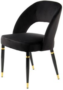 Kėdžių rinkinys Kayoom Courtney 525 R6T76-BLK-GLD, aukso sp./juoda sp., 56 cm x 58 cm x 83 cm, 2 vnt.