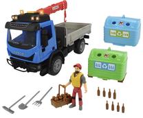 Игрушечный грузовик с экскаватором Simba Dickie Toys Playlife Recycling Container Set 203836003, многоцветный