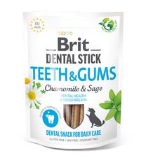 Gardums suņiem Brit Dental Stick Teeth & Gums, zirņi/kartupeļu ciete, 0.251 kg, 7 gab.