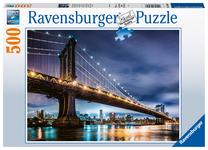 Пазл Ravensburger At NY Skyline 16589, 49 см x 36 см, 500 шт., многоцветный