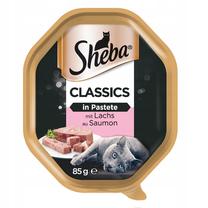 Mitrā kaķu barība Sheba Classics In Pate Salmon, lasis, 0.085 kg