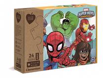 Dėlionė Clementoni Maxi Marvel 20262, 42 cm x 62 cm, 24 vnt., įvairių spalvų