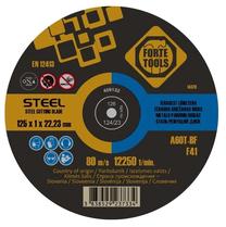 Griešanas disks Forte Tools 406434, 125 mm x 1 mm x 22.23 mm