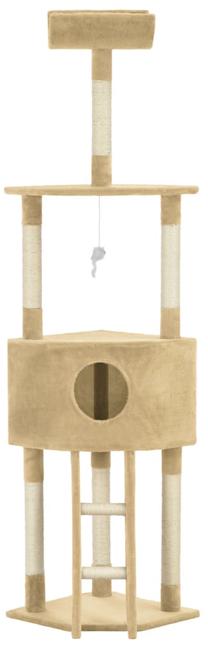 Kačių draskyklė VLX Cat Tree, 40 cm x 40 cm x 180 cm