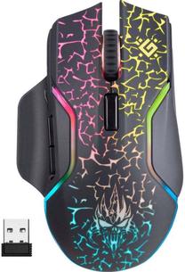 Belaidė žaidimų pelė Defender ONESHOT GM-067, juoda sp.