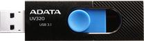 USB zibatmiņa Adata UV320 AUV320-64G-RBKBL, zila krās./melna krās., 128 GB