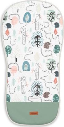 Ieliktnis ratiņiem Sensillo Muslin Hedgehog, balta krās./zaļa krās.
